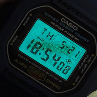 Casio G-Shock DW-5600E Body Only Navy Replacement Bezel and Belt — Japan Import