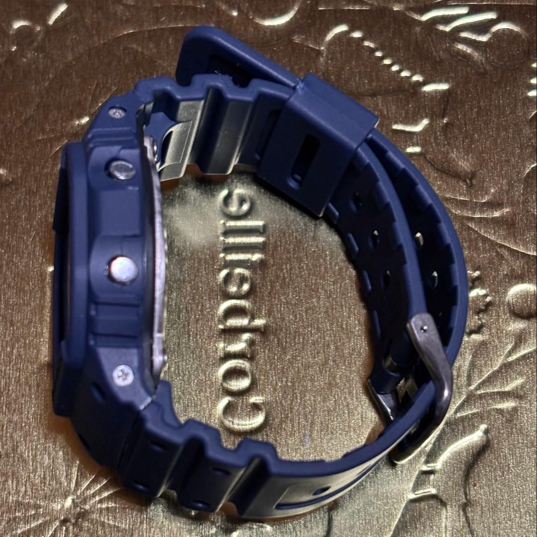 Casio G-Shock DW-5600E Body Only Navy Replacement Bezel and Belt — Japan Import