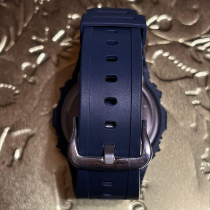 Casio G-Shock DW-5600E Body Only Navy Replacement Bezel and Belt — Japan Import