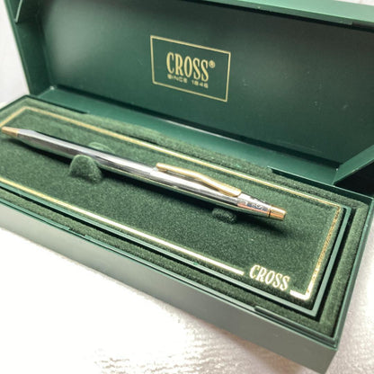 Cross Classic Century Silver Ballpoint Pen with Case Japan Import