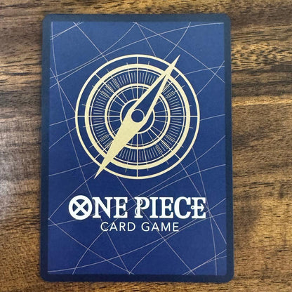 Sealed One Piece Monkey D. Luffy Secret OP15-119 trading card from OP15 series in protective sleeve