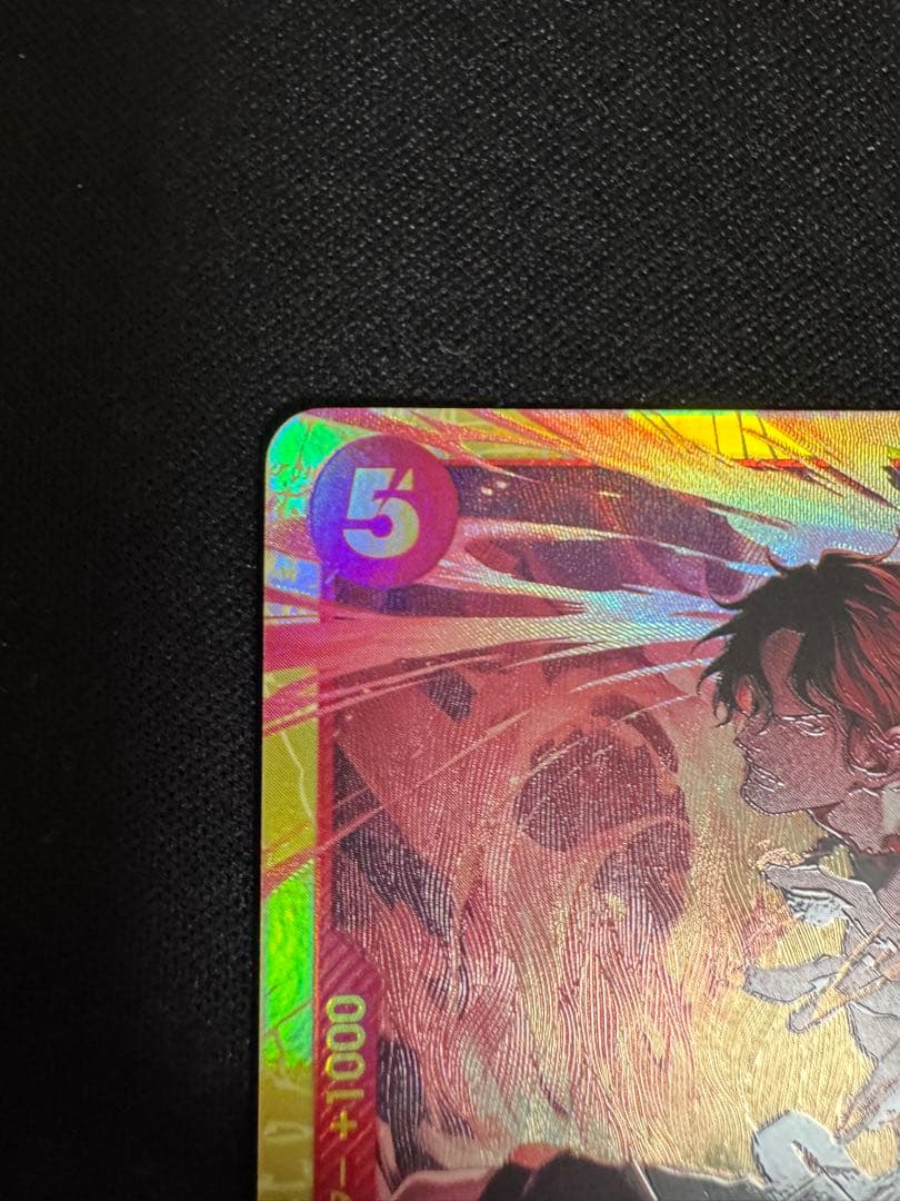 One Piece Portgas D Ace OP16-118 Secret Parallel card set with towel Japan import unopened condition