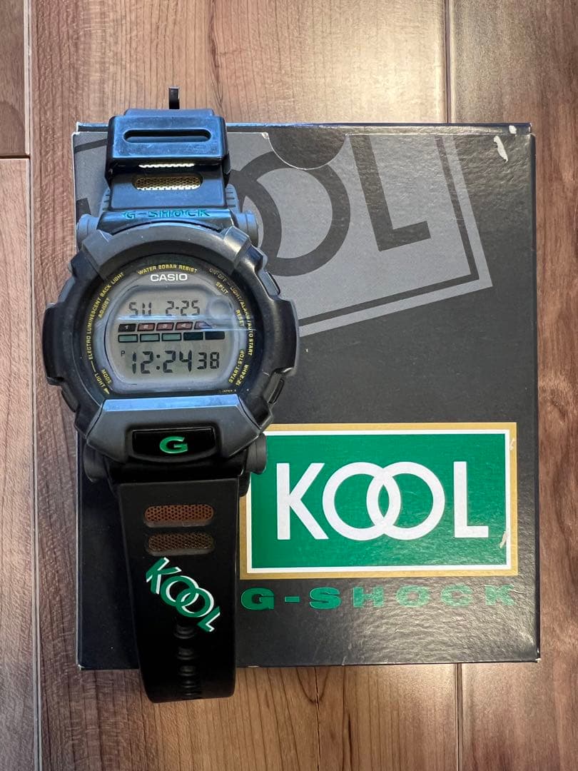G-Shock Kool DW-002 Collab Watch - Black Dial Silicone Band — Japan Import