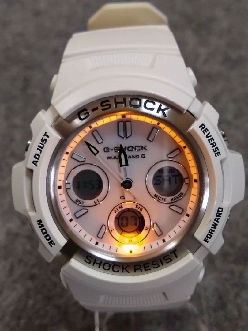 Casio G-Shock Tough Solar AWG-M100SMW-7AJF Summer Model Marine White Watch — Japan Import