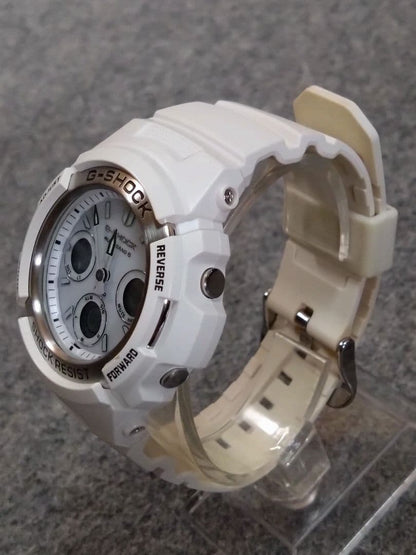 Casio G-Shock Tough Solar AWG-M100SMW-7AJF Summer Model Marine White Watch — Japan Import