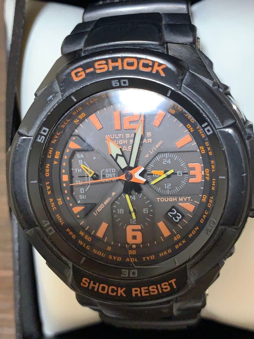 Casio G-Shock Sky Cockpit GW-3000B Pilot Watch Radio Solar — Japan Import