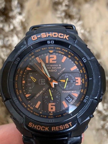 Casio G-Shock Sky Cockpit GW-3000B Pilot Watch Radio Solar — Japan Import