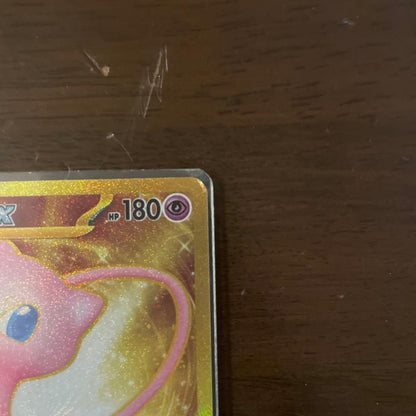 Pokemon Card 151 Mewex UR SV2a model 208/165 Japan import with visible small scratch on upper right corner