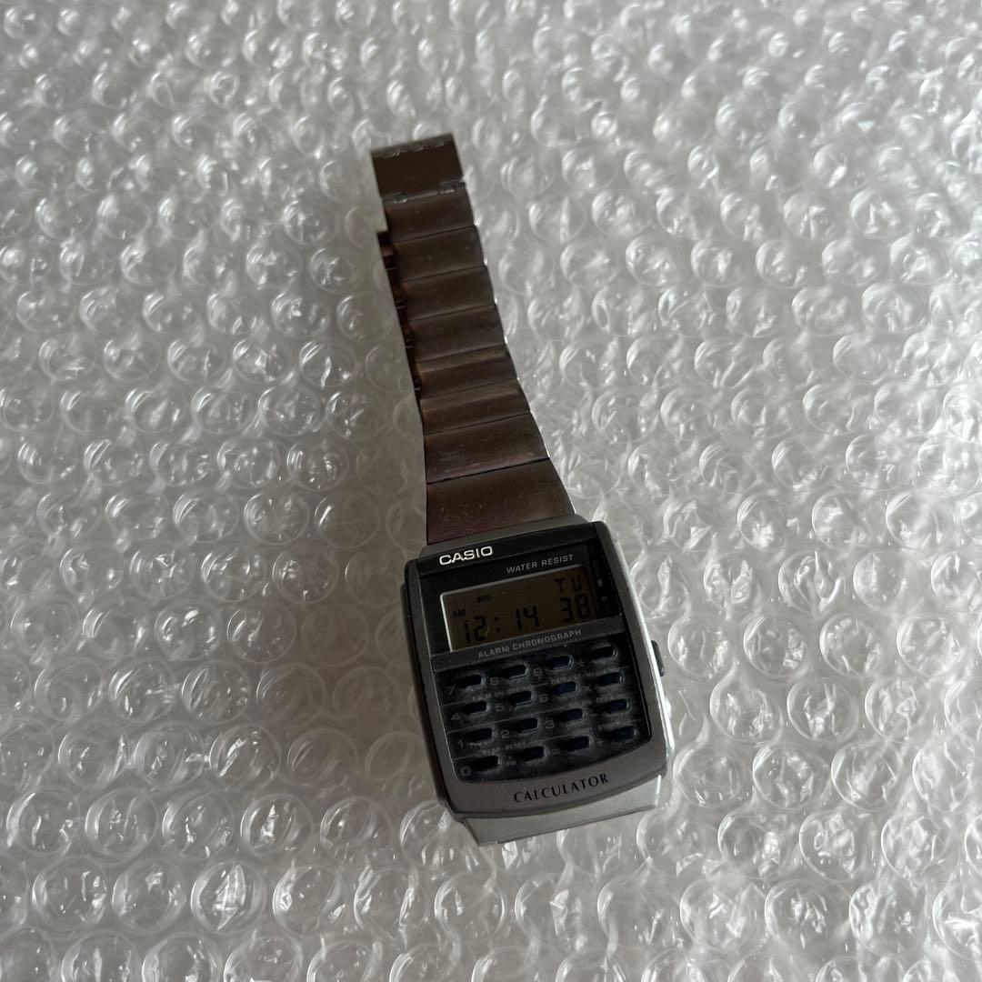 Casio Digital Wristwatch CA506-1 Model Data Bank with Metal Band — Japan Import