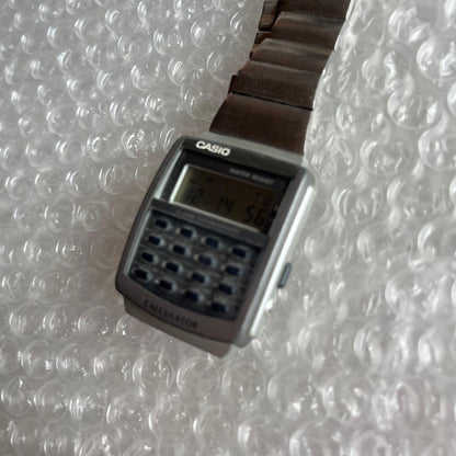 Casio Digital Wristwatch CA506-1 Model Data Bank with Metal Band — Japan Import