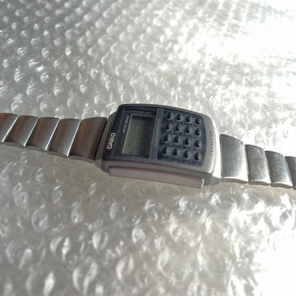 Casio Digital Wristwatch CA506-1 Model Data Bank with Metal Band — Japan Import