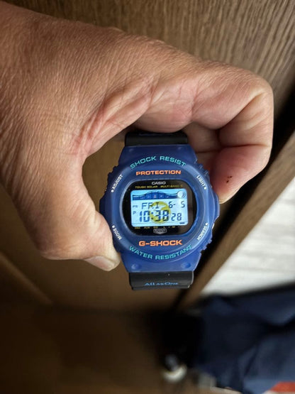 Casio G-Shock G-Lide GWX-5700K-2 Model 30th Anniversary Water Resistant with Message Band — Japan Import