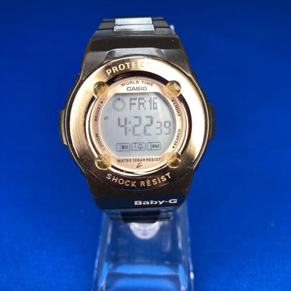 Casio Baby-G BG-1300G Skeleton Band Watch with Pink Accents and Water Resistance