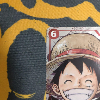 One Piece Monkey D. Luffy 25th Anniversary promo card from Japan, in excellent condition for play or display