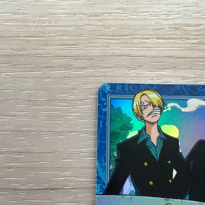 One Piece trading card featuring Zoro and Sanji from Cardass Hyper Battle series with 200 points and rare status