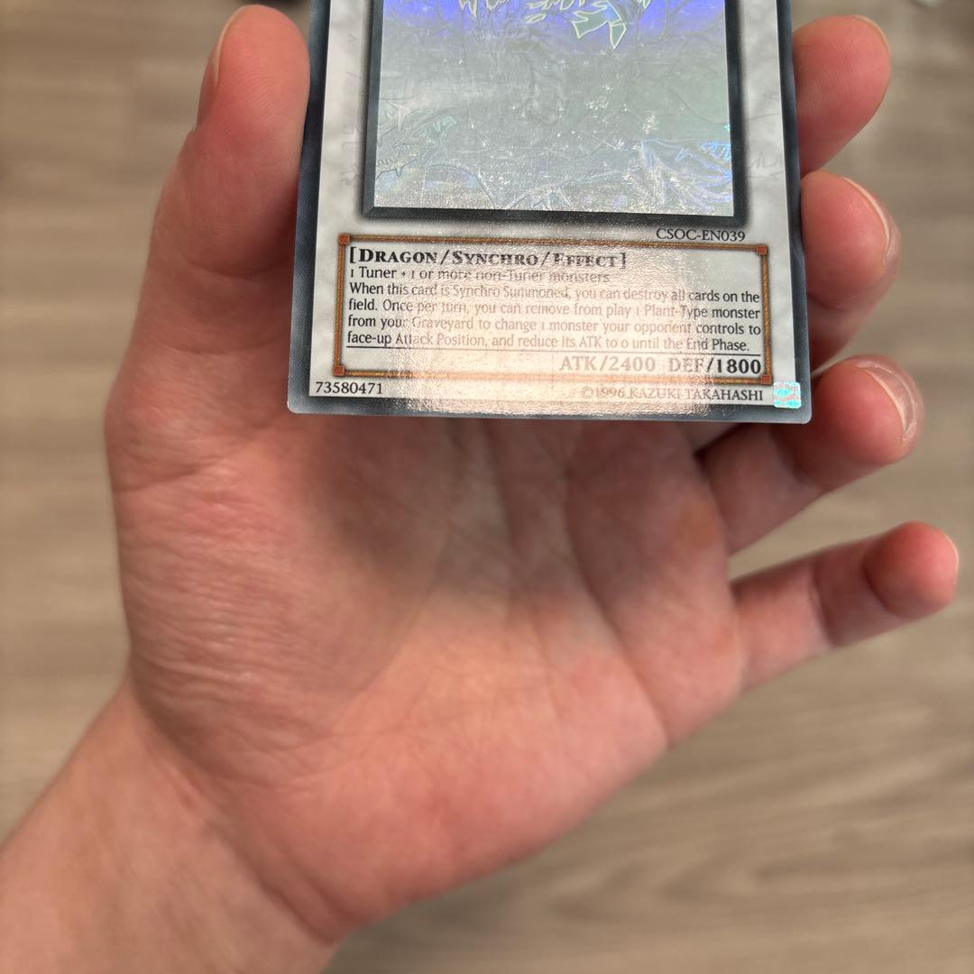 Yugioh Black Rose Dragon Ghost Rare holographic trading card English Secret 20th LR series Japan import
