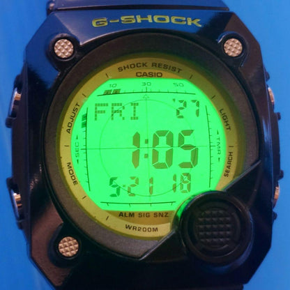 Casio G-Shock G-8000B Sniper Green Rare Working Condition — Japan Import