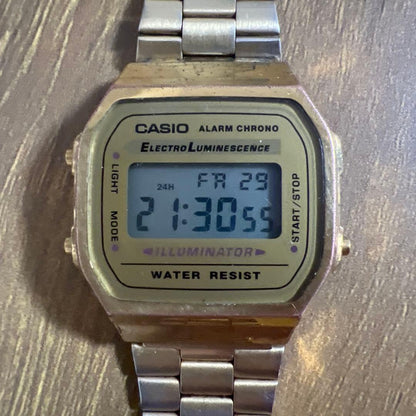 Casio A168 Gold Classic Digital Watch — Model 1572 — Japan Import