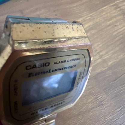 Casio A168 Gold Classic Digital Watch — Model 1572 — Japan Import