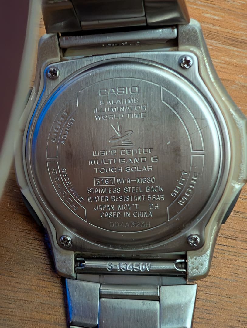 Casio Wave Cepter Multi Band 6 Tough Solar Radio-Controlled Watch — Japan Import