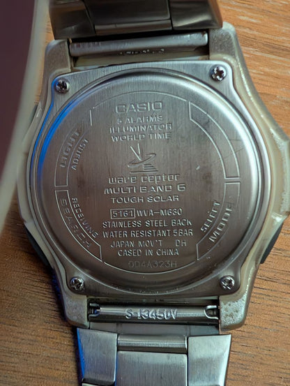 Casio Wave Cepter Multi Band 6 Tough Solar Radio-Controlled Watch — Japan Import
