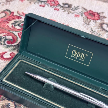 Cross Classic Century Ballpoint Pen with Chrome Finish and Case — Japan Import