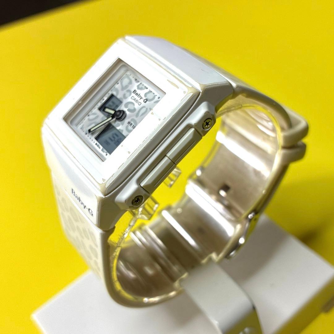 Casio Baby-G Ladies Analog-Digital Watch with Leopard Dial and Digital Layout