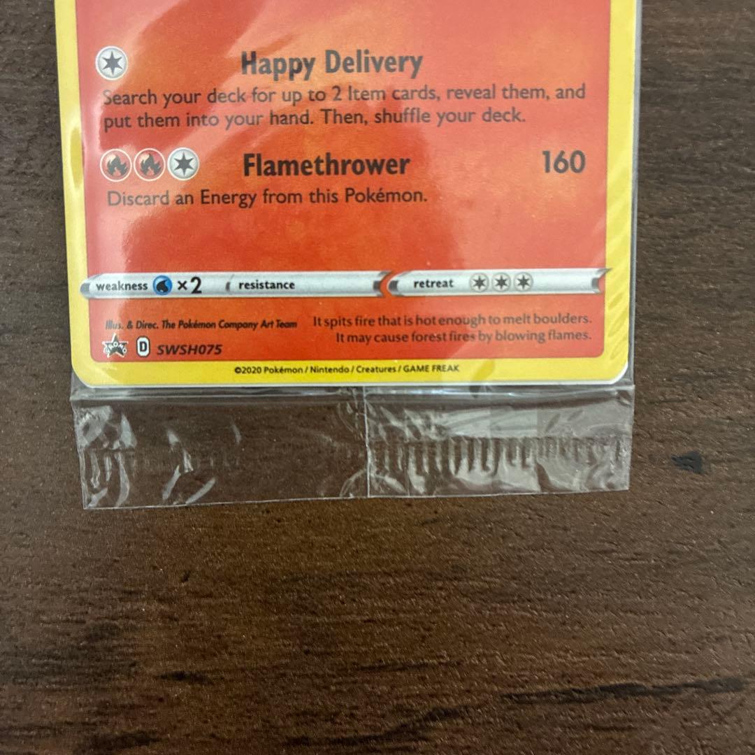 Unopened Bandai Special Delivery Charizard Pokémon promotional card from Japan import