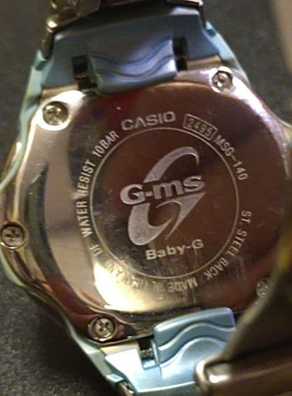 Casio Baby-G G-MS MSG-140 Stainless Steel Watch