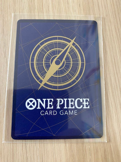 One Piece Monkey D. Luffy OP05 SP Blue Sea of Seven collectible card with blue color from Japan import