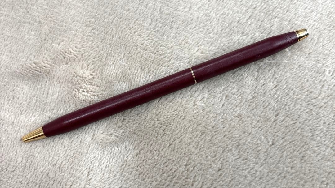 CROSS Classic Century Ballpoint Pen Burgundy with Gold Trim — Japan Import