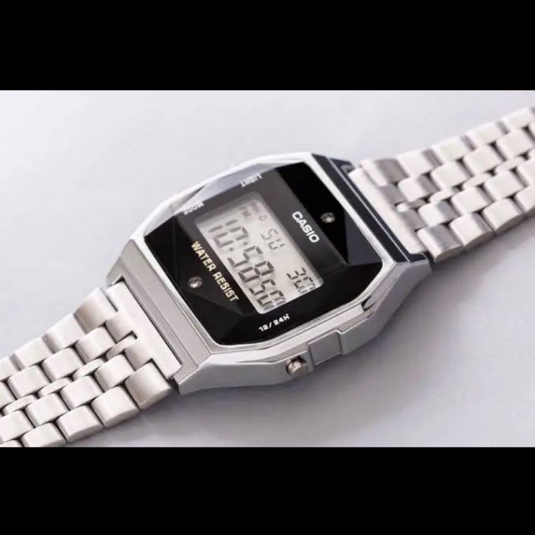 Casio A-159WAD-1 Diamond Accented Cheap Casio with Box — Japan Import