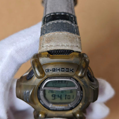Casio G-Shock Riseman DW-9100 Skeleton Color with Titanium Back Cover Altimeter Barometer Thermometer — Japan Import