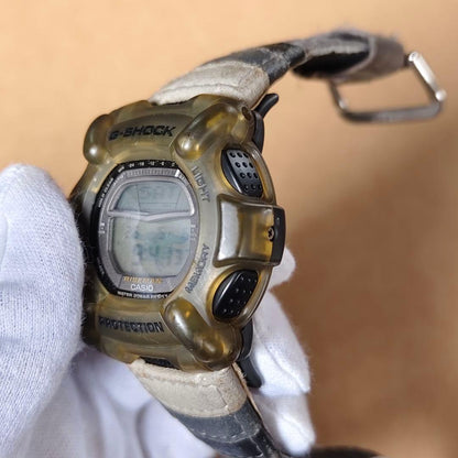 Casio G-Shock Riseman DW-9100 Skeleton Color with Titanium Back Cover Altimeter Barometer Thermometer — Japan Import