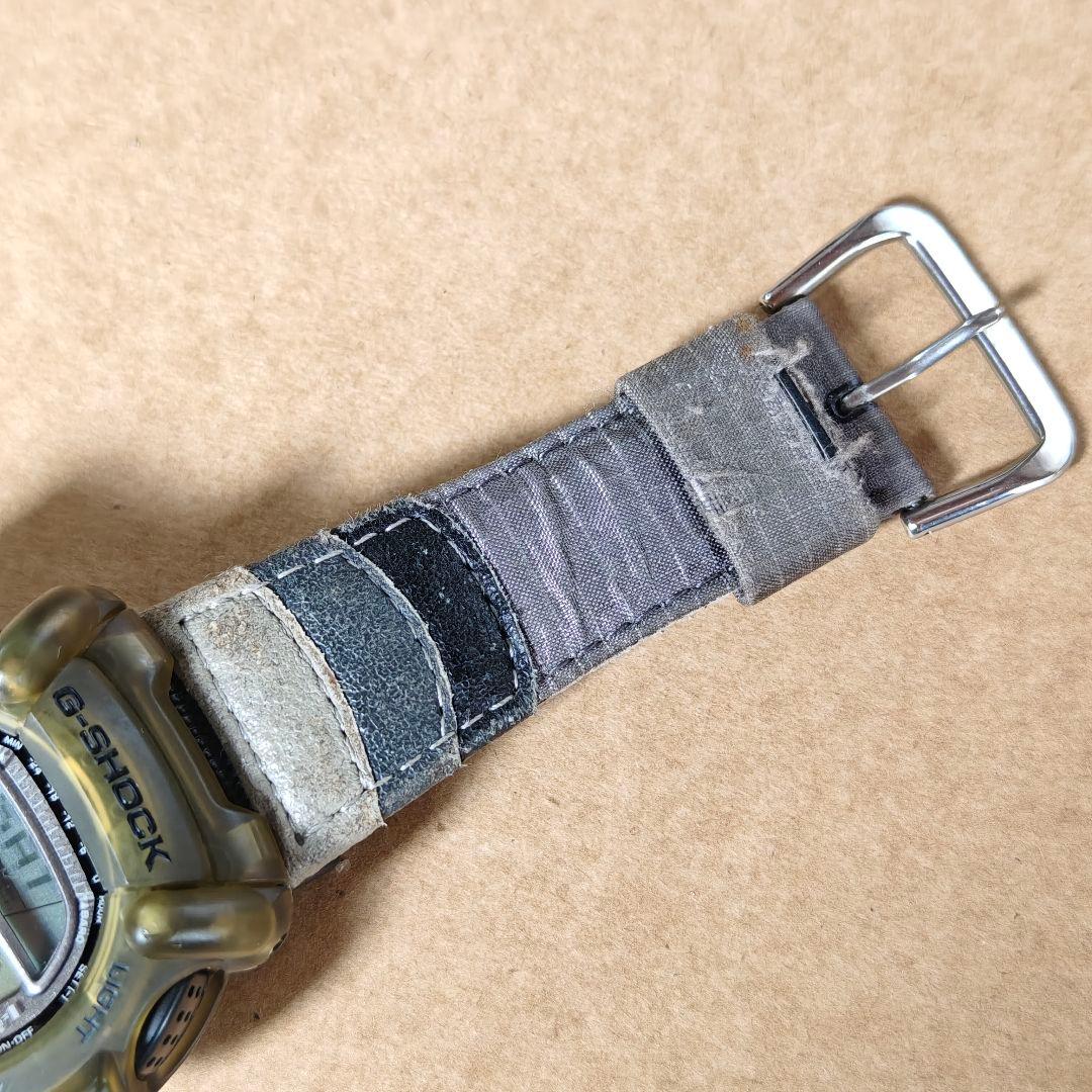 Casio G-Shock Riseman DW-9100 Skeleton Color with Titanium Back Cover Altimeter Barometer Thermometer — Japan Import