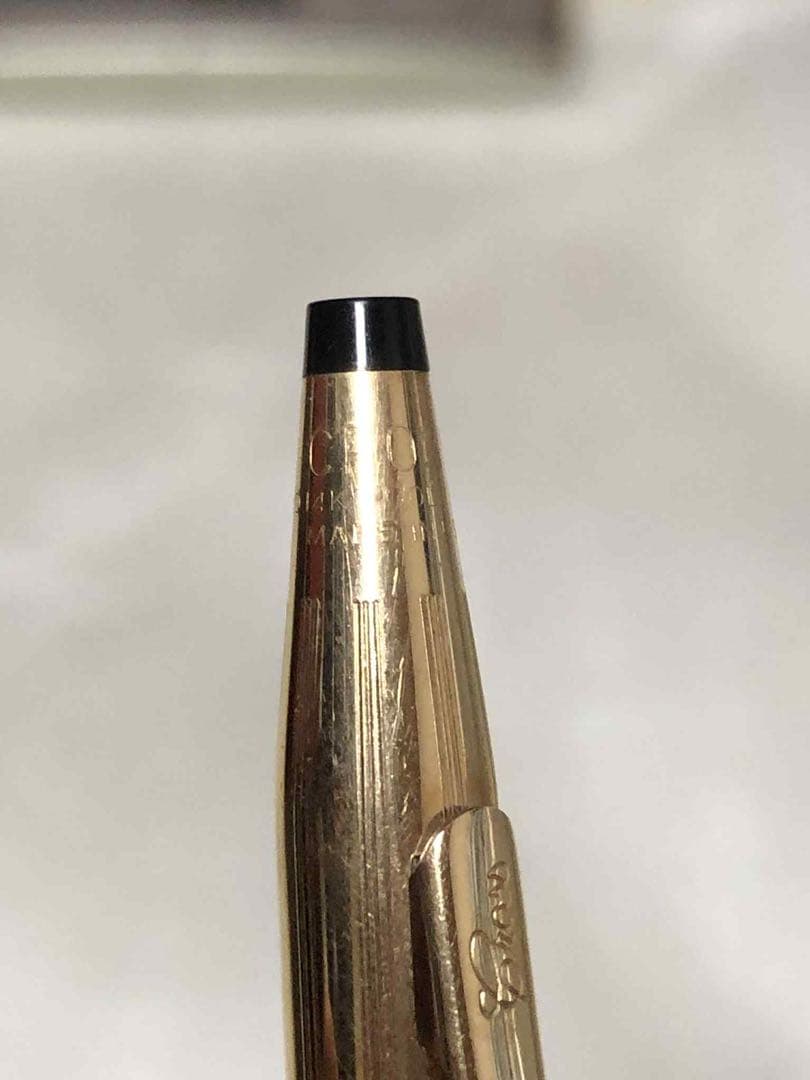 Japan Made 14kt Gold-plated Cross Sharp Pen 1/20 Model USA