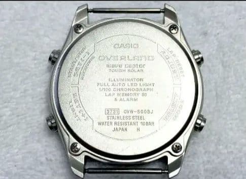 Casio Overland Wave Cepter Radio Signal Tough Solar Chronograph Digital Watch Model OVW-500BJ — Japan Import