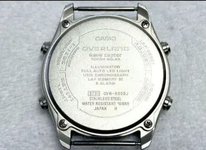 Casio Overland Wave Cepter Radio Signal Tough Solar Chronograph Digital Watch Model OVW-500BJ — Japan Import