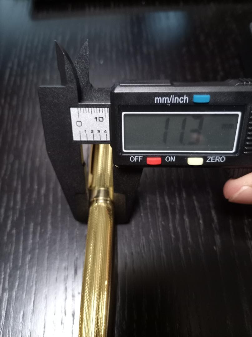 Brandless Elegant Champagne Gold Ballpoint Pen with Black Gel Refill