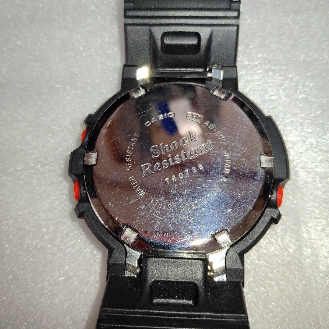Casio G-Shock AW-500-1EV Analog Watch Screw-Back Overseas Model