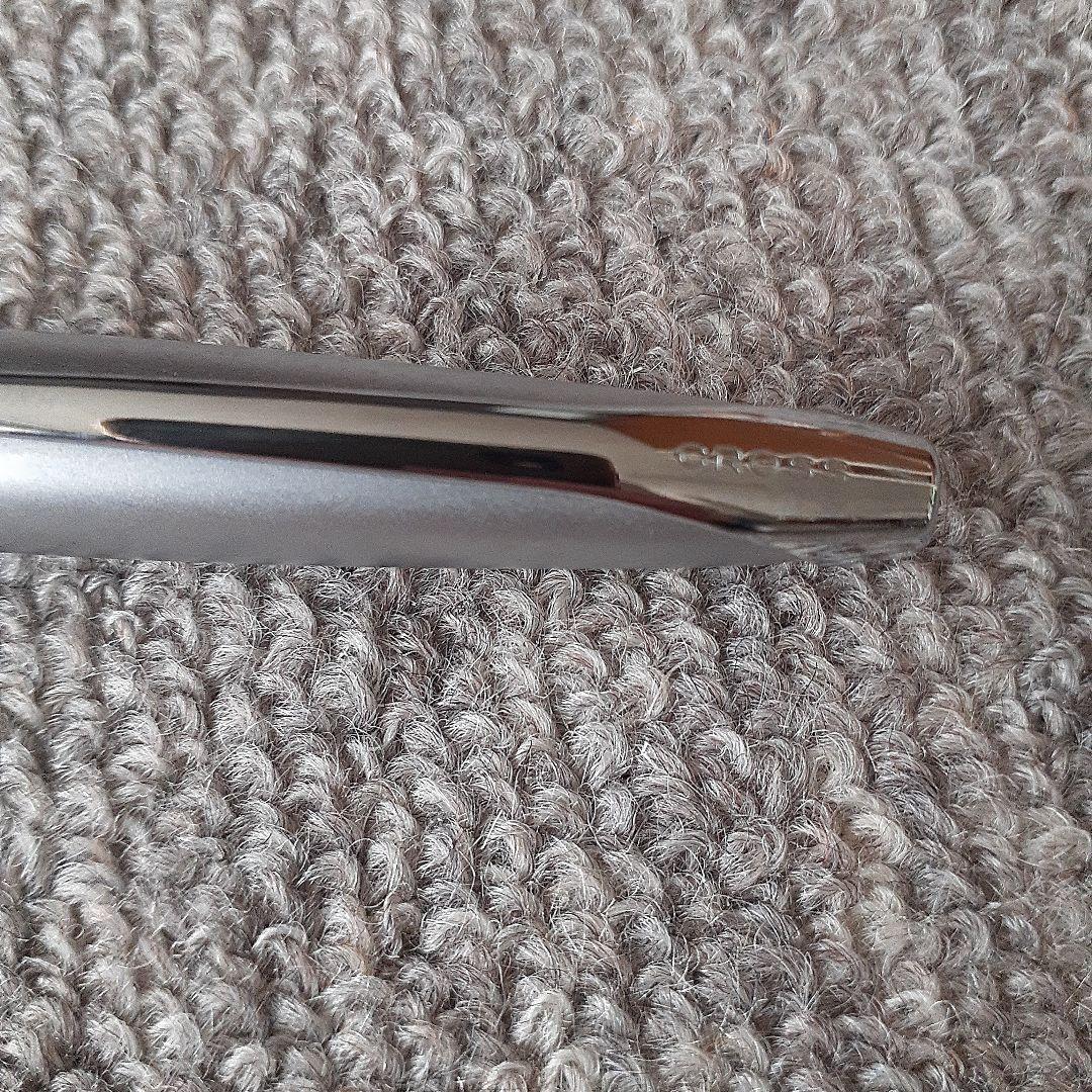Cross Titanium Gray Ballpoint Pen in metal with sleek gray finish, brand new and unused.