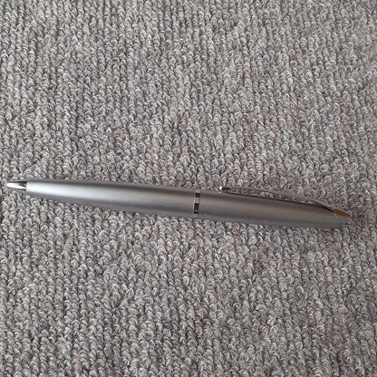Cross Titanium Gray Ballpoint Pen in metal with sleek gray finish, brand new and unused.