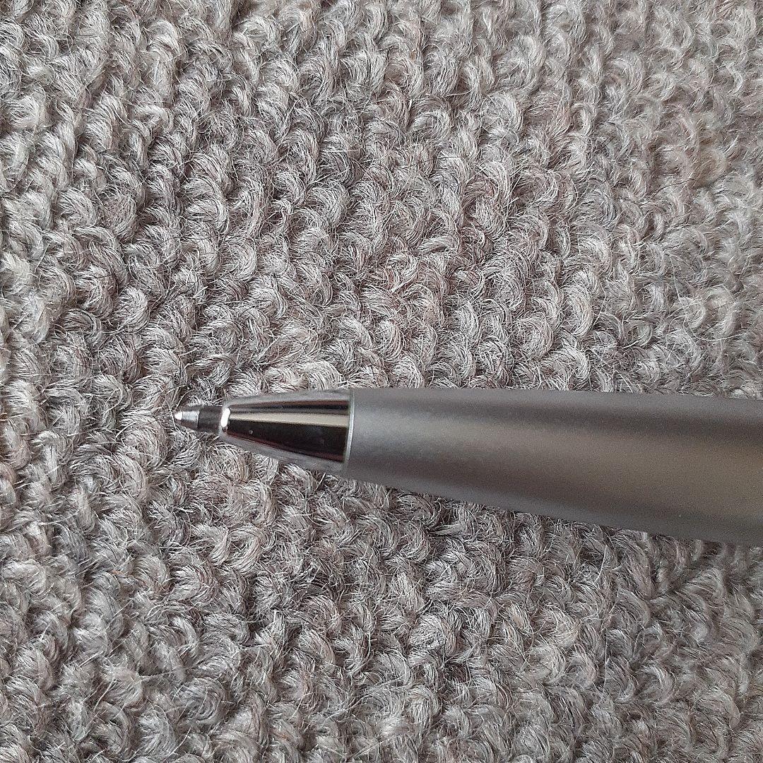 Cross Titanium Gray Ballpoint Pen in metal with sleek gray finish, brand new and unused.