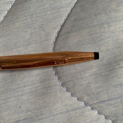 Cross Pen Set featuring a 0.5mm gold tone pencil with classic design and dedicated case