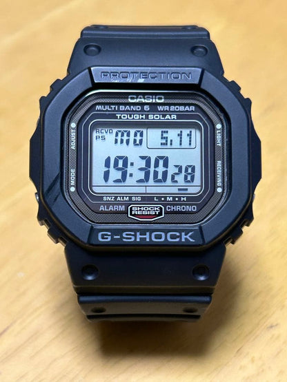 Casio G-Shock GW-5000U MultiBand6 Radio Solar Watch Japanese Made