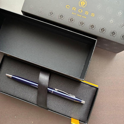 Cross Classic Century Translucent Blue Lacquer Ballpoint Pen NAT0082-112
