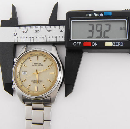 Casio Wave Ceptor WVQ-110DJ Solar Radio Wave Watch — Japan Import