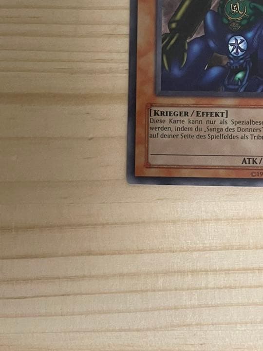 Yu-Gi-Oh Gate Guardian Secret rare German MRD card in protective loader Japan import