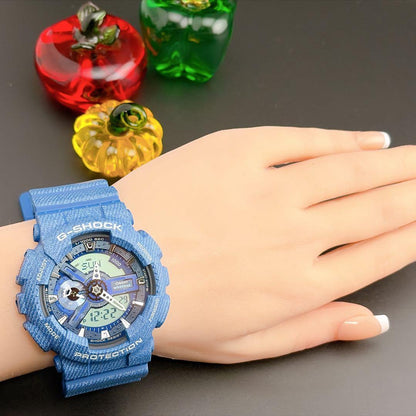 Casio G-Shock Model ga-110dc Blue Quartz Watch with Guarantee — Japan Import