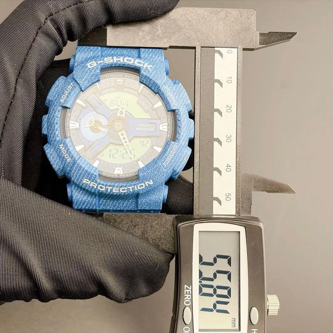 Casio G-Shock Model ga-110dc Blue Quartz Watch with Guarantee — Japan Import